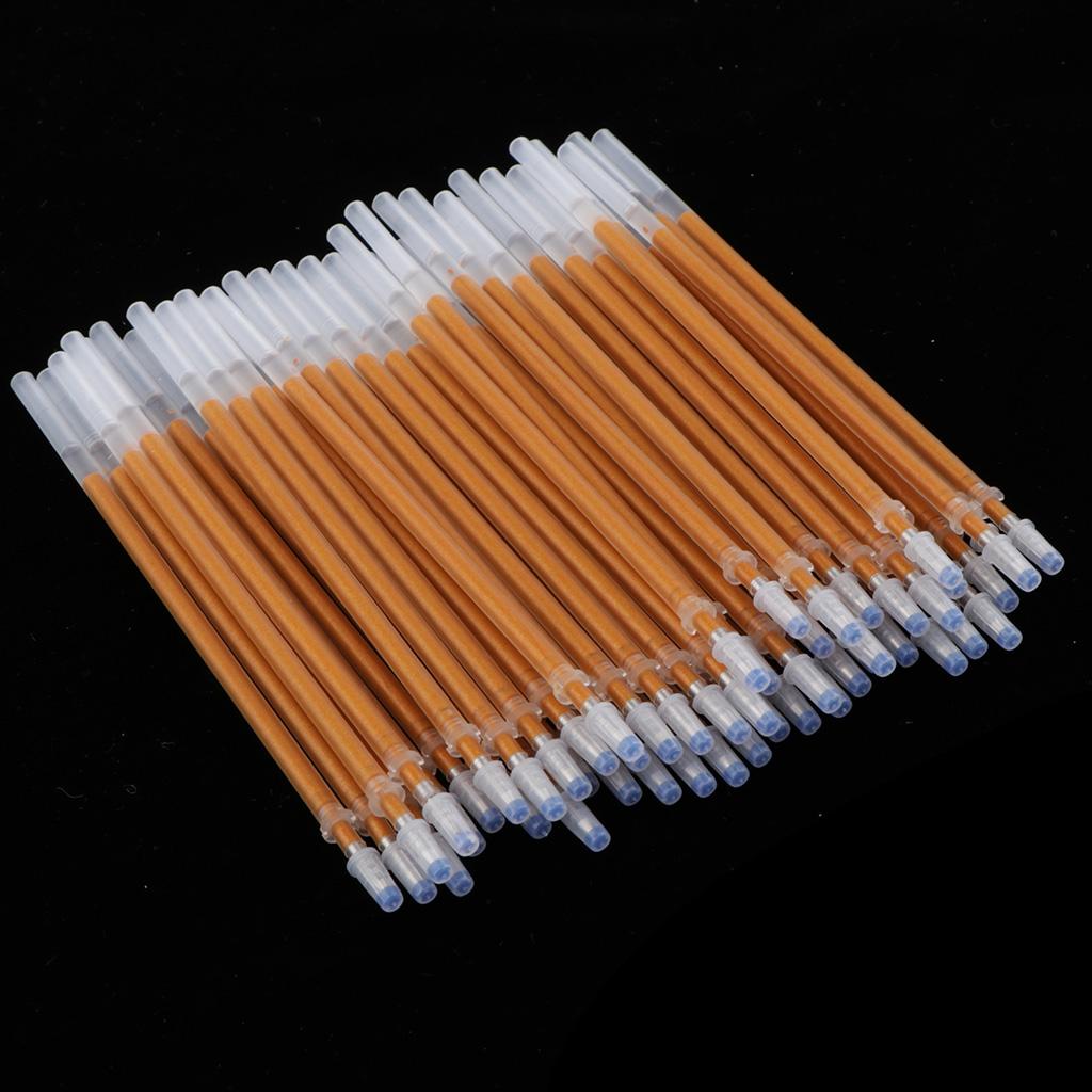 2x50 Pieces Gold Color Flash Gel Pen Refill Fluorescent Graffiti Painting