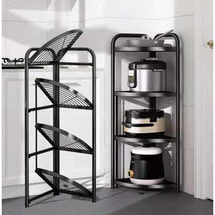 Kệ góc tường gập gọn đa năng để đồ nhà bếp thông minh 3/4/5 tầng tiện lợi_Nutosan