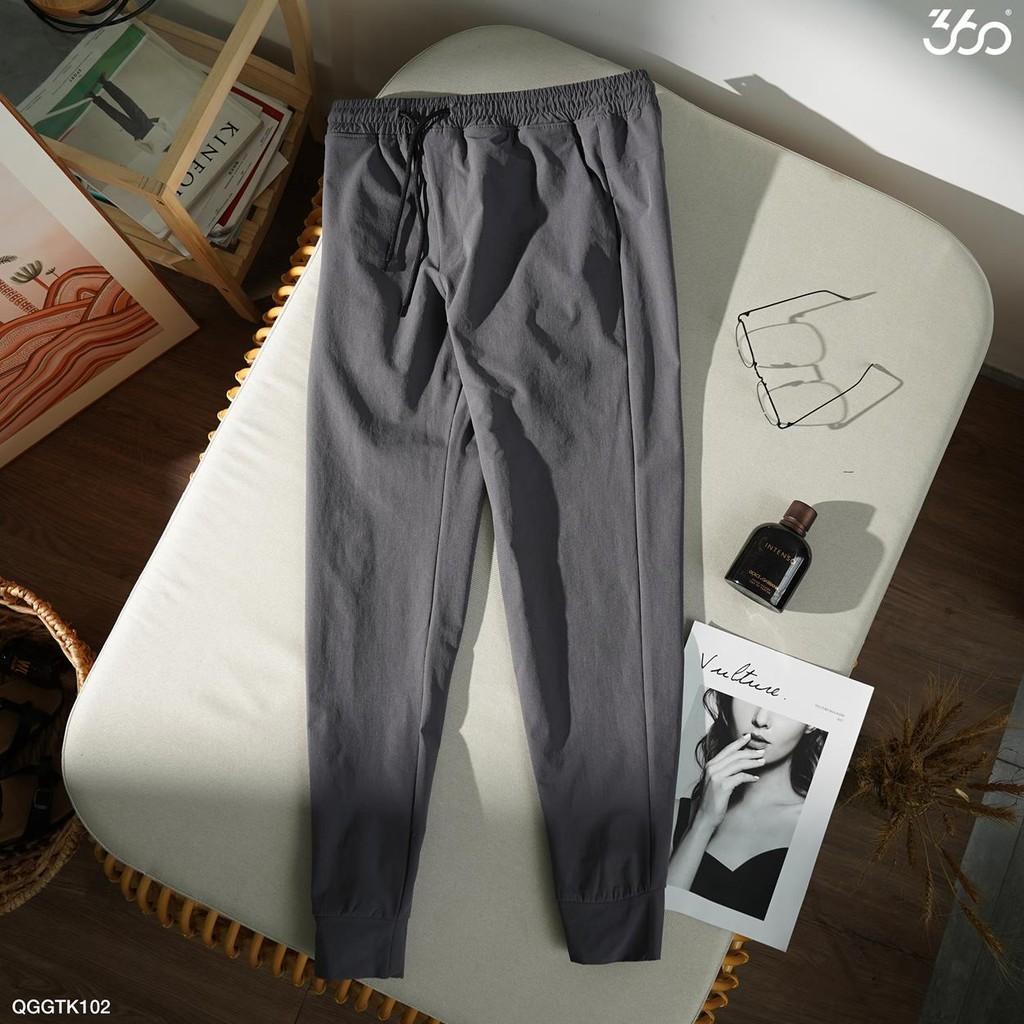 Sale Quần jogger vải nam 360 BOUTIQUE quần vải nam bó gấu thời trang - QGGTK102