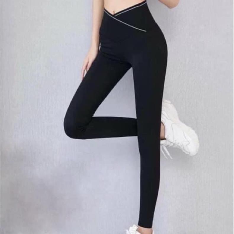 Quần Legging Nữ Cạp Cao gen bụng loại đẹp mới