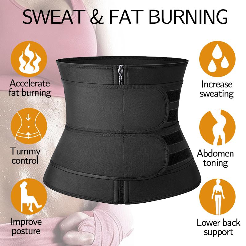 Đai Nịt Bụng Corset Giảm Cân Neoprene Tập Toàn Thân Người Mẫu Dây Tập Luyện Giảm Béo Mồ Hôi Tông Đơ Cắt Fajas Mujer