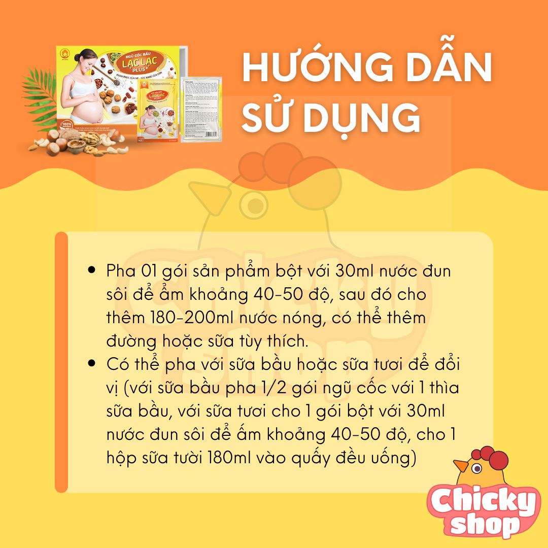 Ngũ cốc bầu siêu dinh dưỡng Lạc Lạc giảm ốm nghén, giúp xương của bé phát triển toàn diện, vào con nhiều hơn vào mẹ