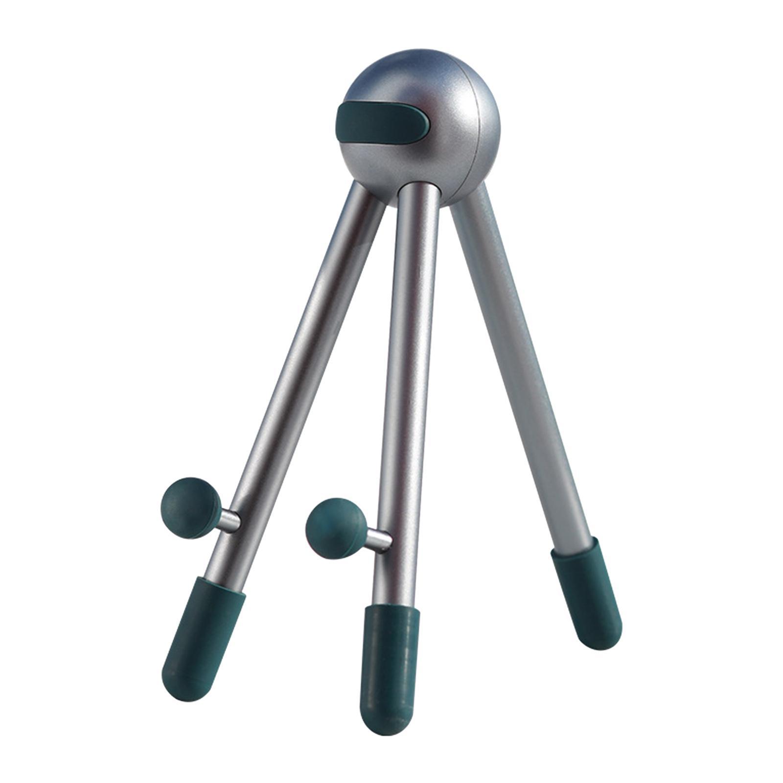 Mini Metal Phone Tripod, Cellphone Tablet Desktop Stand, Adjustable Universal 120° Rotatable Smartphone Storage Holder for 4.7-12.9 Inch Size