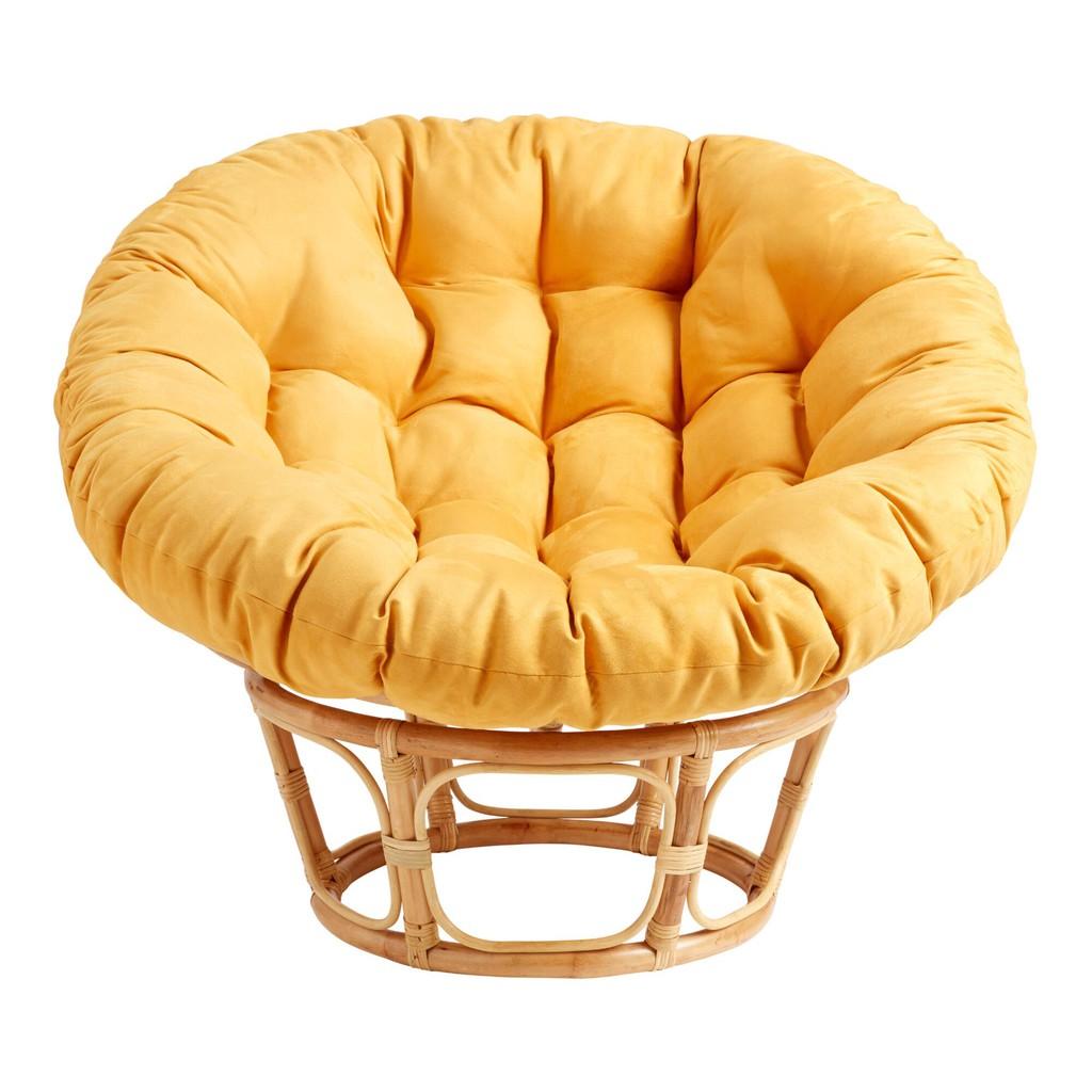 Ghế mây PAPASAN 1 mét 2 thư giãn đọc sách HOME MÂY chất liệu mây 100%