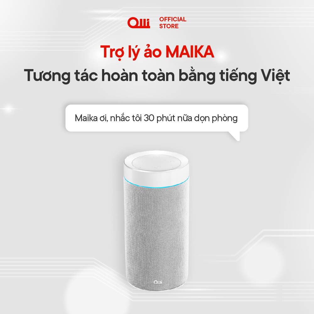 Loa thông minh OLLI MAIKA - Xám Thời Thượng - Hàng Chính Hãng