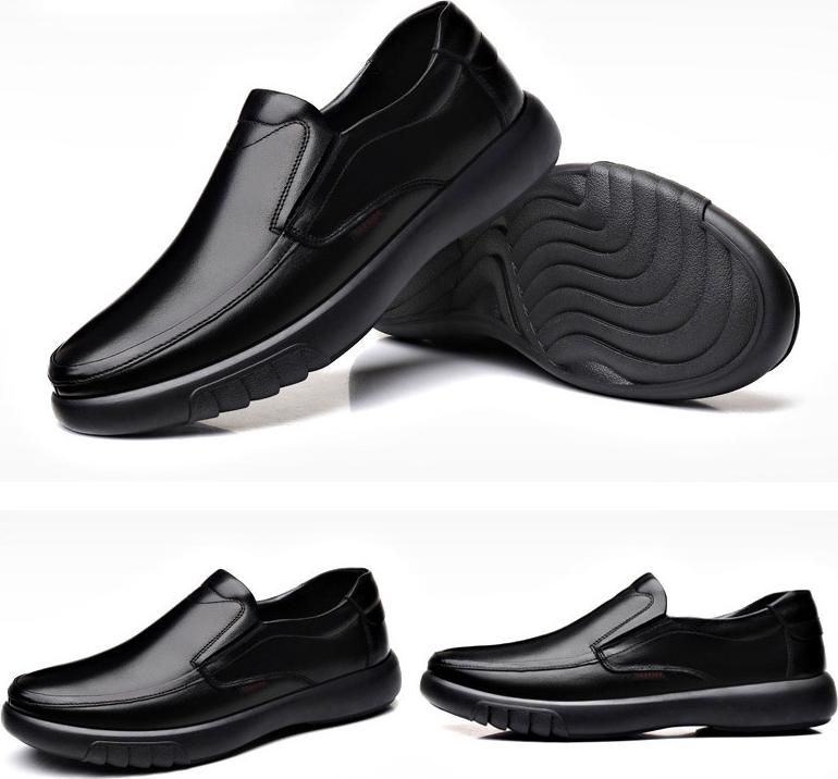 Giày da công sở giày tây big size cỡ lớn 45 46 47 48 dành cho nam giới cao to có bàn chân ngoại cỡ làm bằng chất liệu da bò cao cấp thích hợp đi làm văn phòng đi chơi dự tiệc - GT029