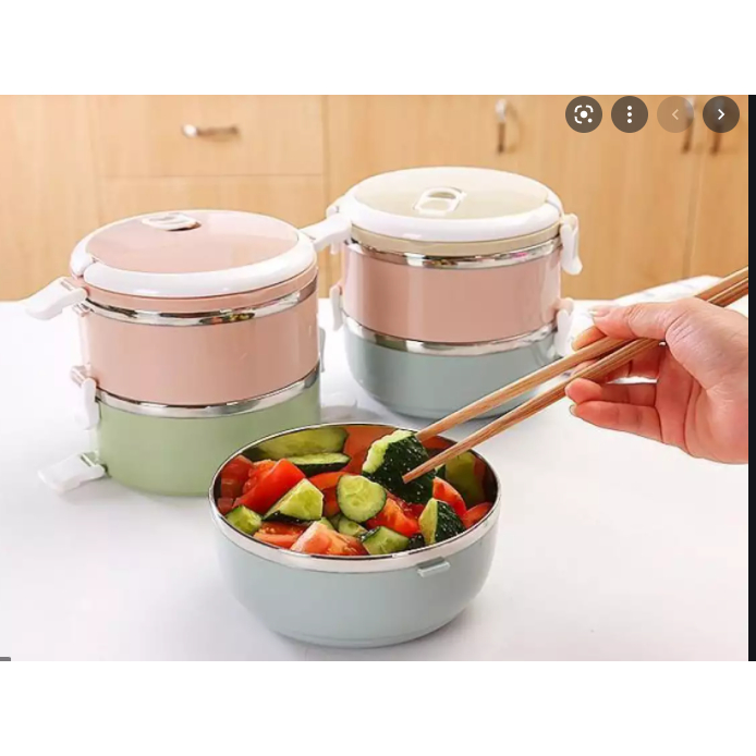 Hộp Đựng Cơm Cặp Lồng Cơm Giữ Nhiệt Lúa Mạch Ruột Inox Chất Lượng Số 1