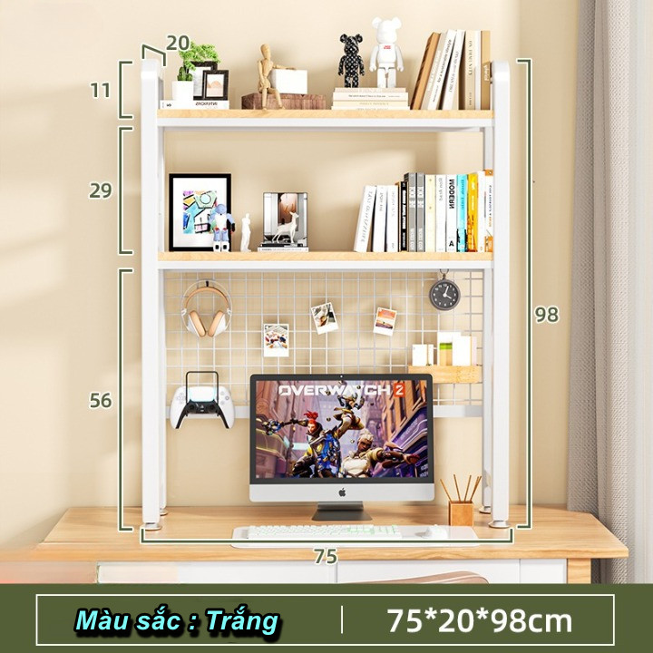 Kệ Sách 2 Tầng Để Bàn Làm Việc SPACE SIMILAR - Home Decor Furniture