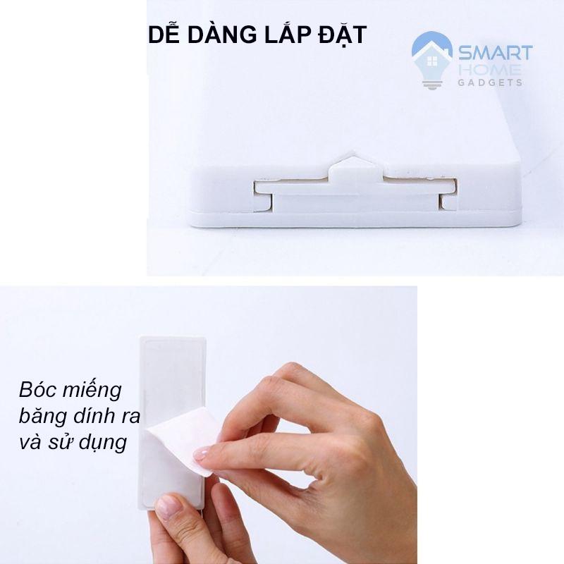 Giá Đỡ Dán Tường - Miếng Dán Tường Treo Đồ Đa Năng, Treo Ổ Cắm Điện, Tranh Tường, Modem Wifi