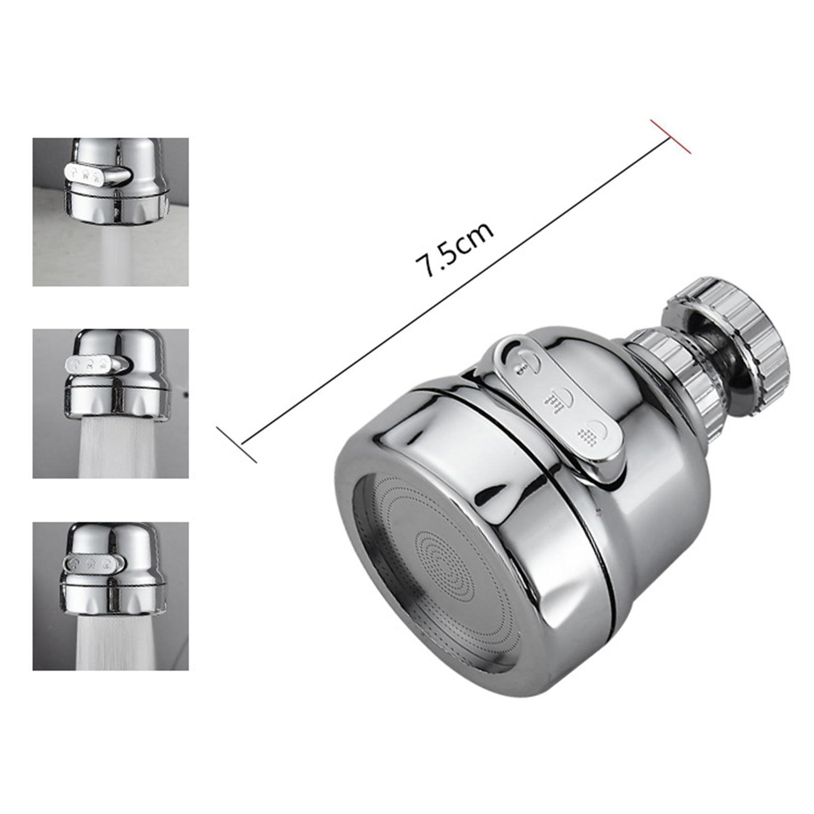 360 Rotation Sink Tap Faucet Extender Swivel Tap Aerator 22mm