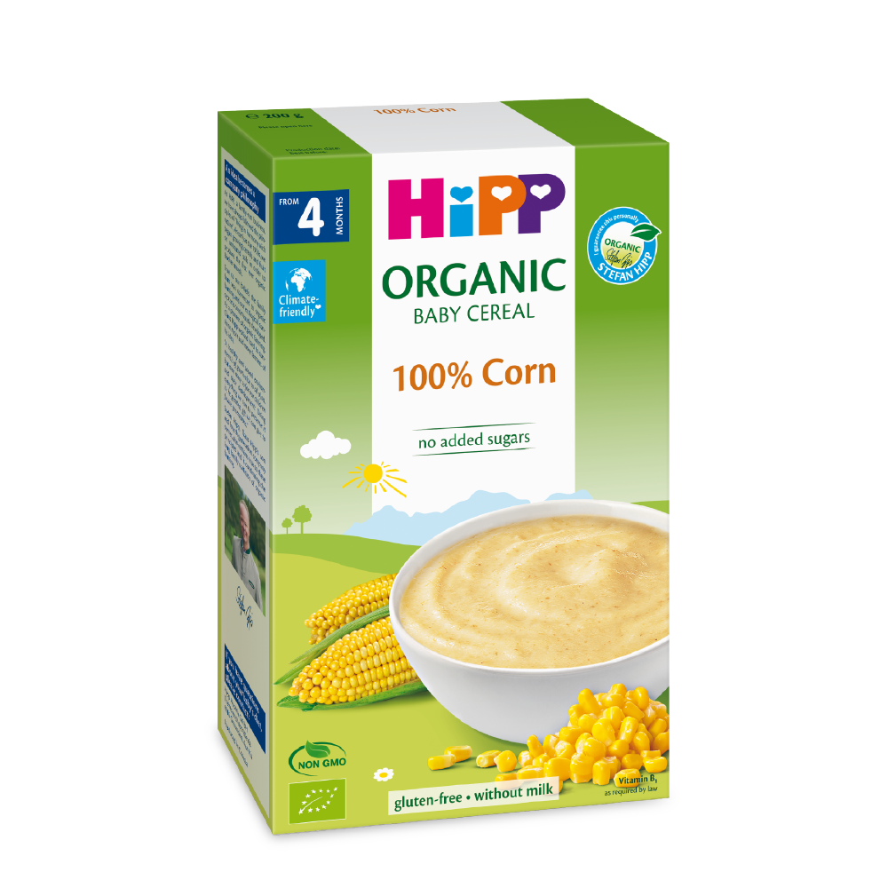 Bột ăn dặm dinh dưỡng Ngũ cốc bắp non HiPP Organic 200g