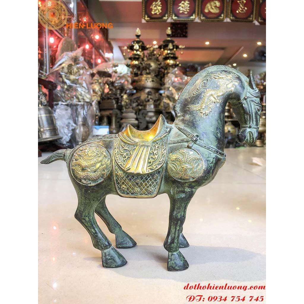 Đôi Ngựa Thờ Bằng Đồng Cỡ To