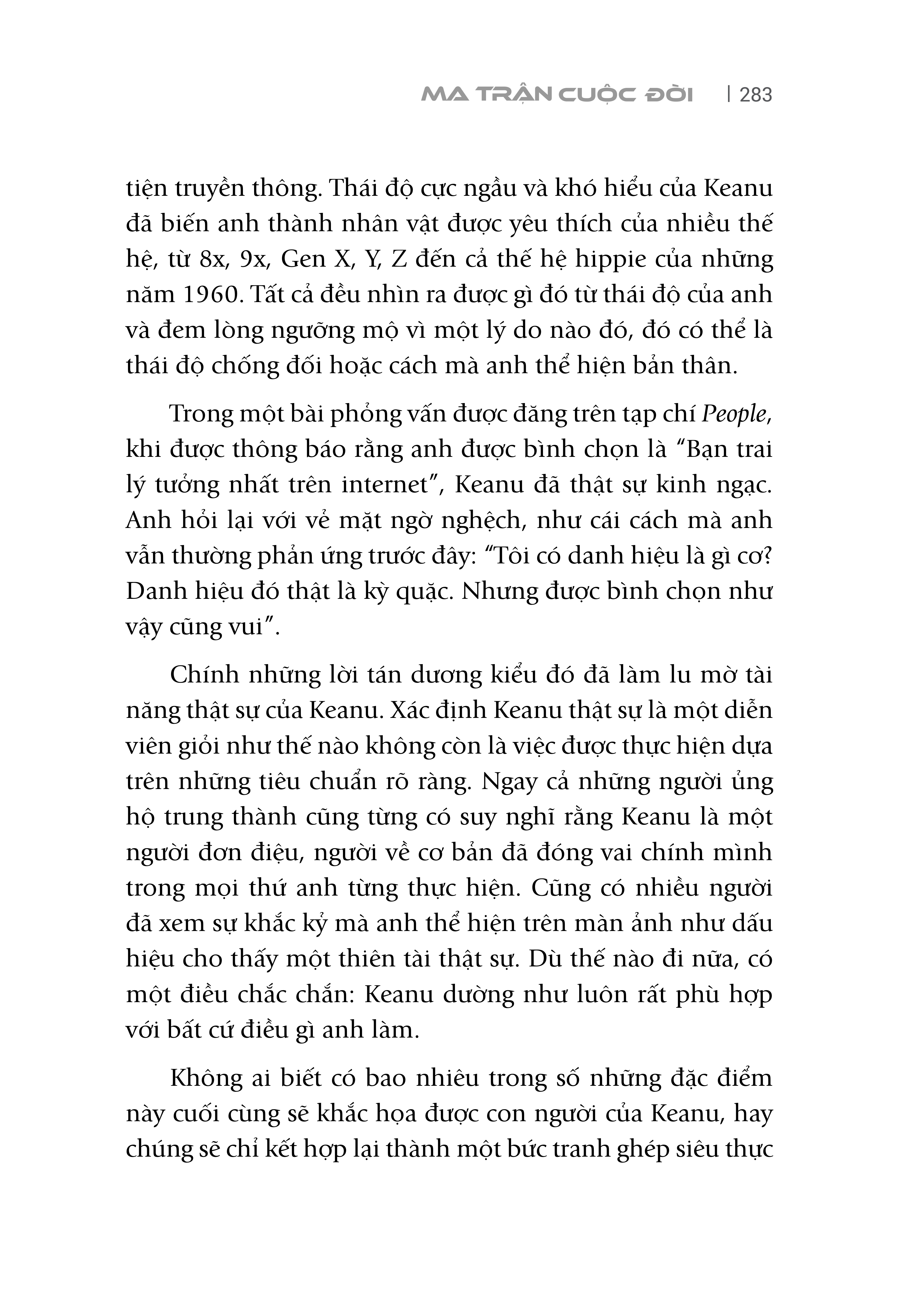 Ma Trận Cuộc Đời Keanu Reeves - Keanu Reeves’s Excellent Adventure: An Unauthorized Biography