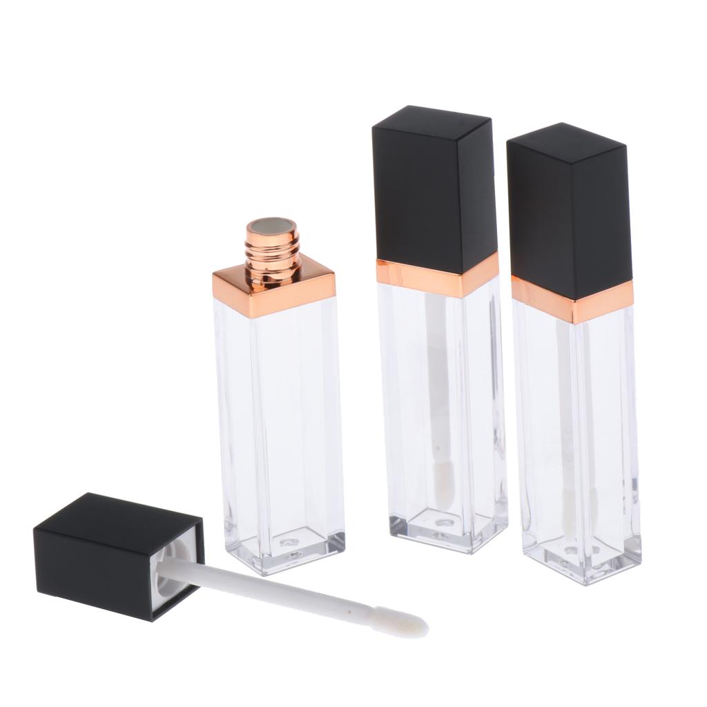 3x Rỗng Lip Gloss Ống Lip Tint Lông Mi DIY Lọ Chai 7ml