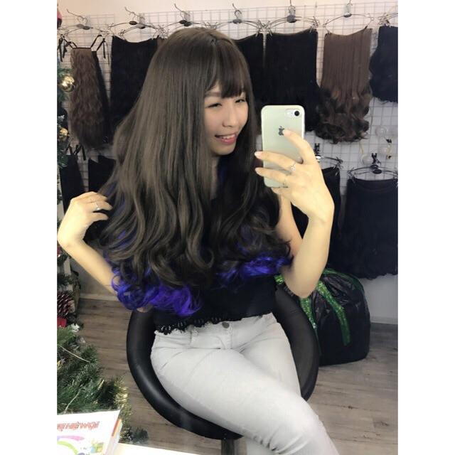 Tóc giả cosplay nhật bản cao cấp- tặng lưới chùm tóc