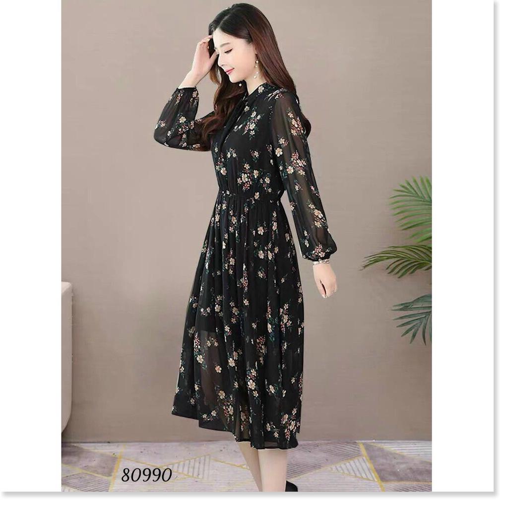 ĐẦM VOAN LỤA HOA DỰ TIỆC