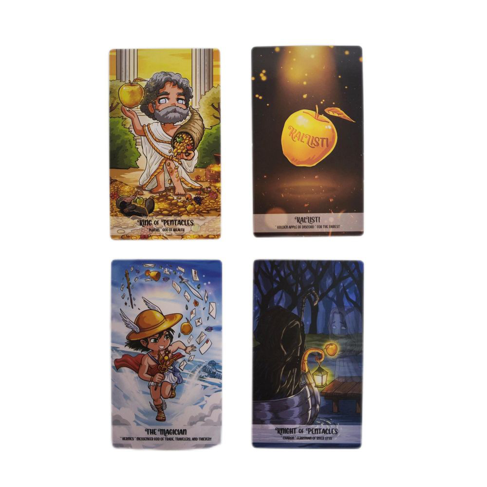 [Size Gốc] Bộ Bài Pythia Tarot 78 Lá Bài 7x12 Cm Tặng Đá Thanh Tẩy