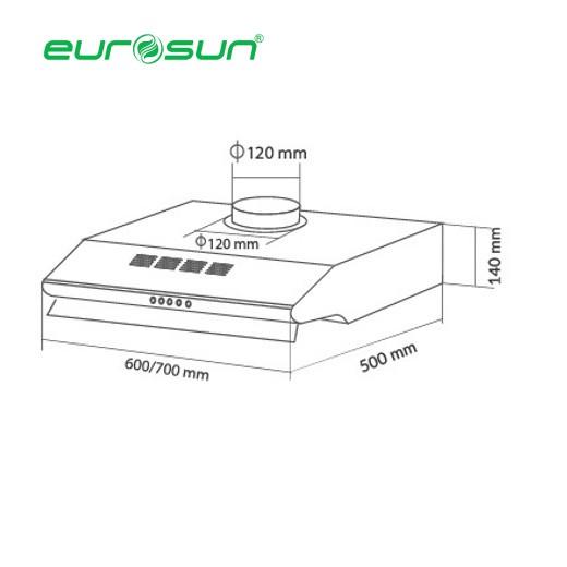 Máy Hút Mùi Cổ Điển EUROSUN EH-60C05D | EH-70C05D, Hàng Chính Hãng