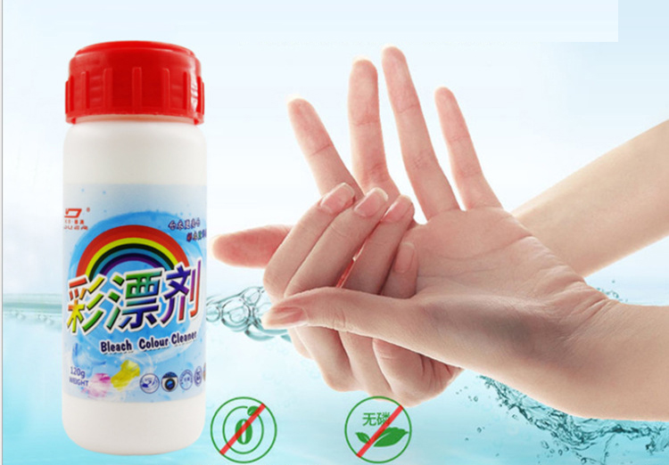 Chai Bột Tẩy Trắng Làm Sạch Quần Áo Bleach Colour 120g