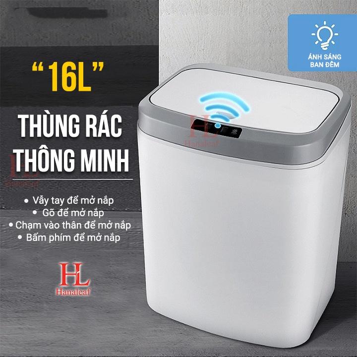 Thùng rác cảm biến tự động mở nắp, Thùng rác thông minh , hàng hot 2022