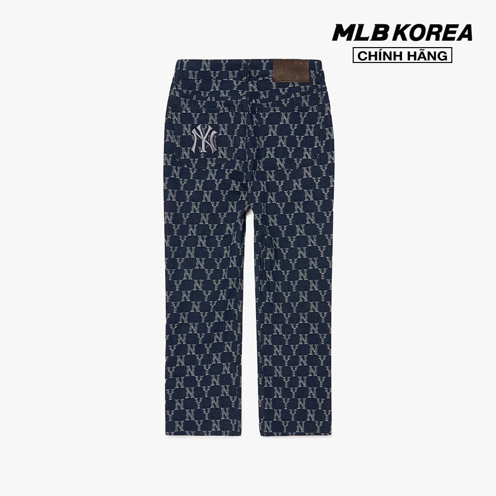 MLB - Quần jeans nữ Classic Monogram Stripe Jacquard 3FDPM0424