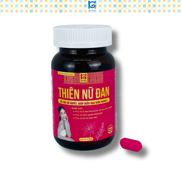 Viên uống giảm đau bụng kinh, điều hoà kinh nguyệt THIÊN NỮ ĐAN