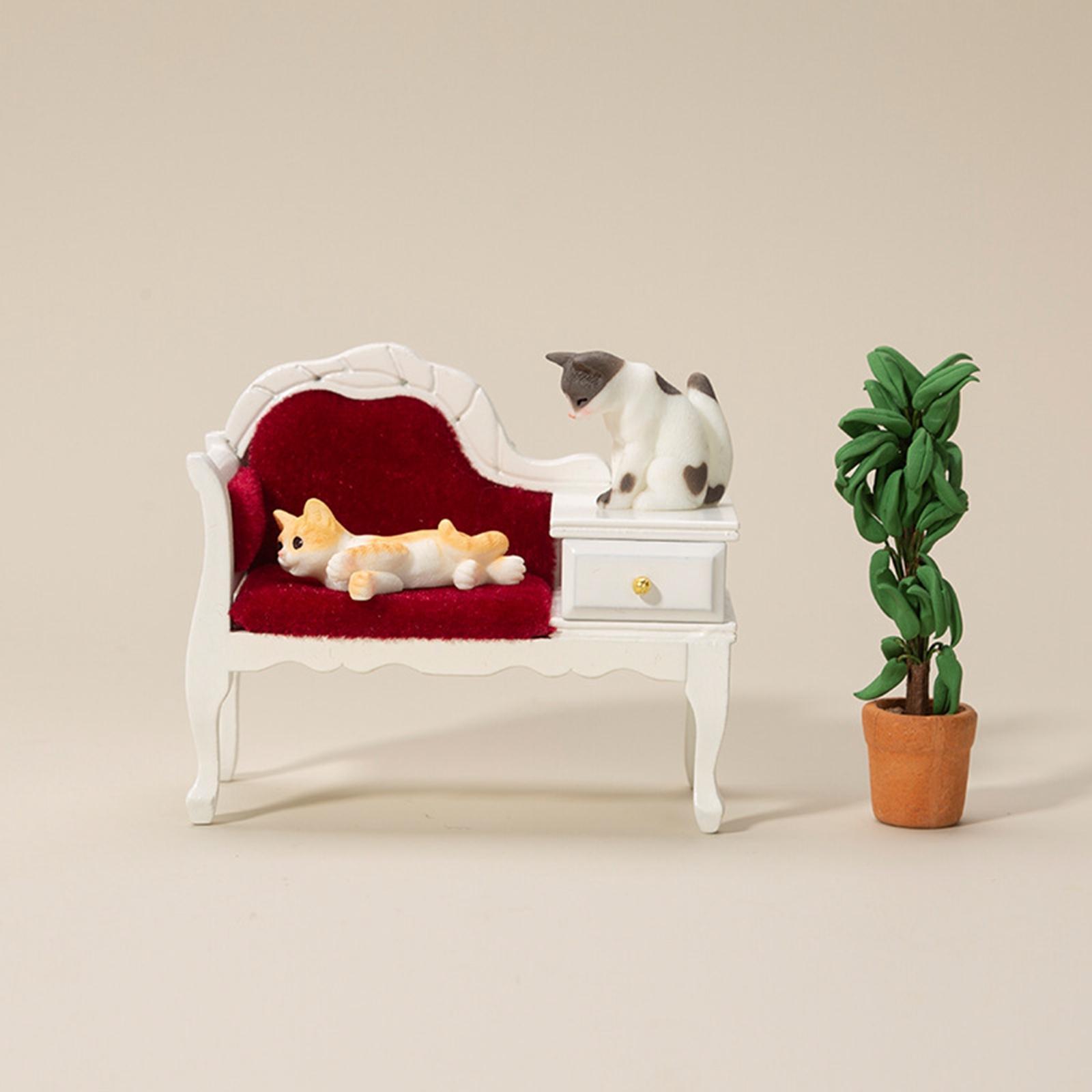 1:12 Doll House Cabinet Baby Doll Living Room Furniture Supplies Decor