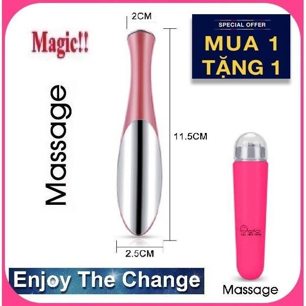 (Có Hàng Sẵn) Combo 02 Massage Mắt Nhỏ Gọn Cầm Tay Mini Giảm Thâm Quầng FS1071
