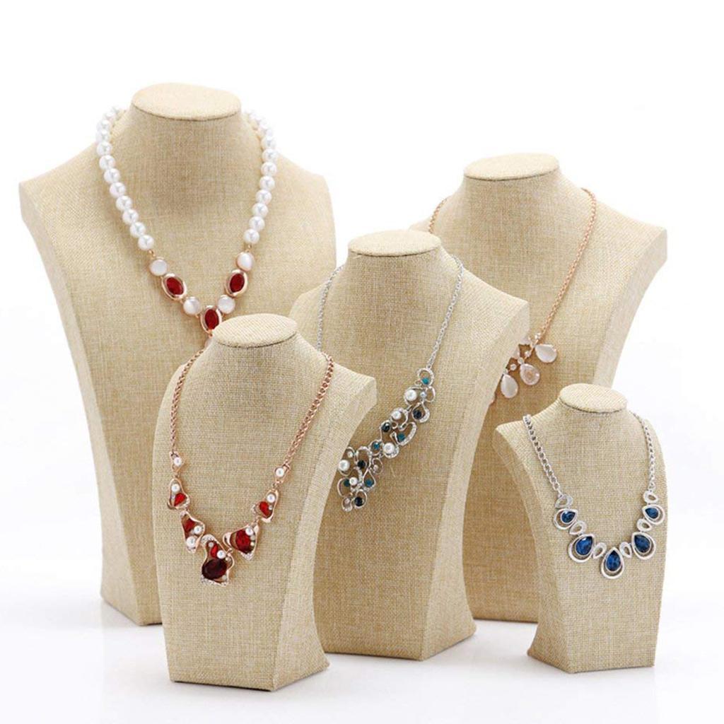 Necklace Pendant Display Bust Mannequin Stand Holder.
