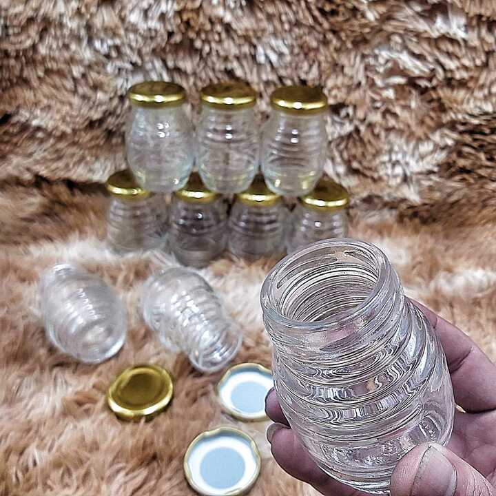 Hũ Chưng Yến 100ML mẫu con ong nắp thiếc vàng – Hủ Yaourt thủy tinh đựng mật ong, dầu dừa, gia vị, thức uống, thực phẩm