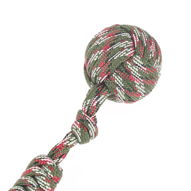 1 PC Monkey Fist Outdoor Hiking Travel Security Military Keychain Steel Ball Great M8