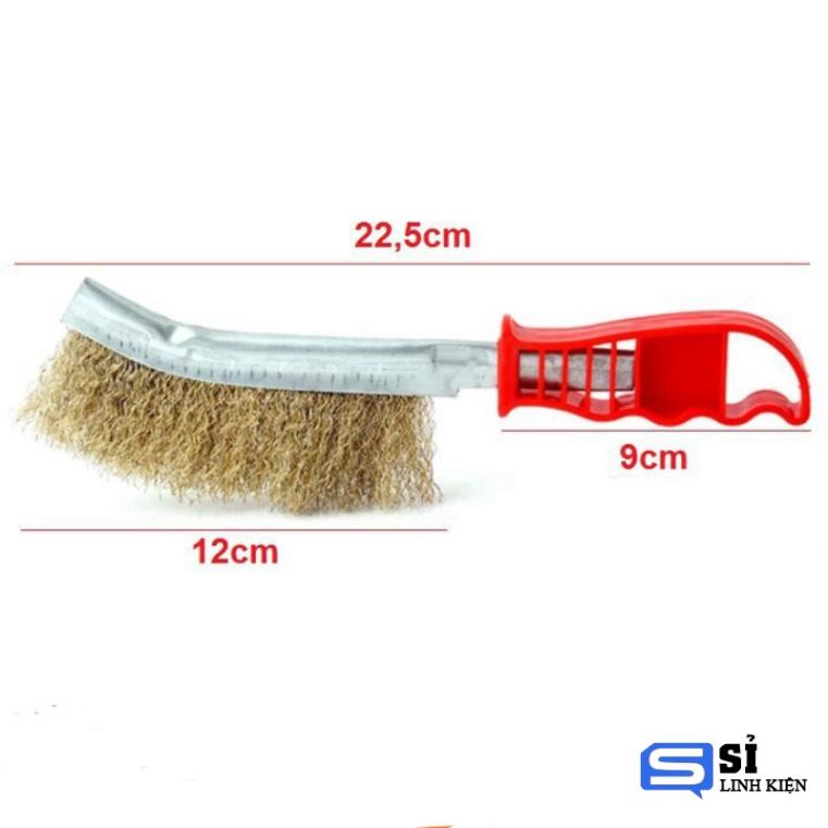 Bàn chải sắt đánh rỉ màu đỏ