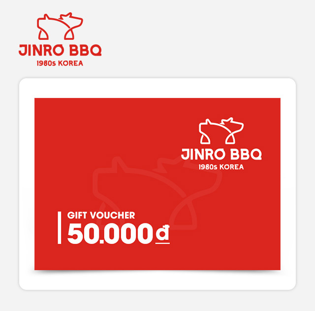 Jinro BBQ - Phiếu Quà Tặng 50K