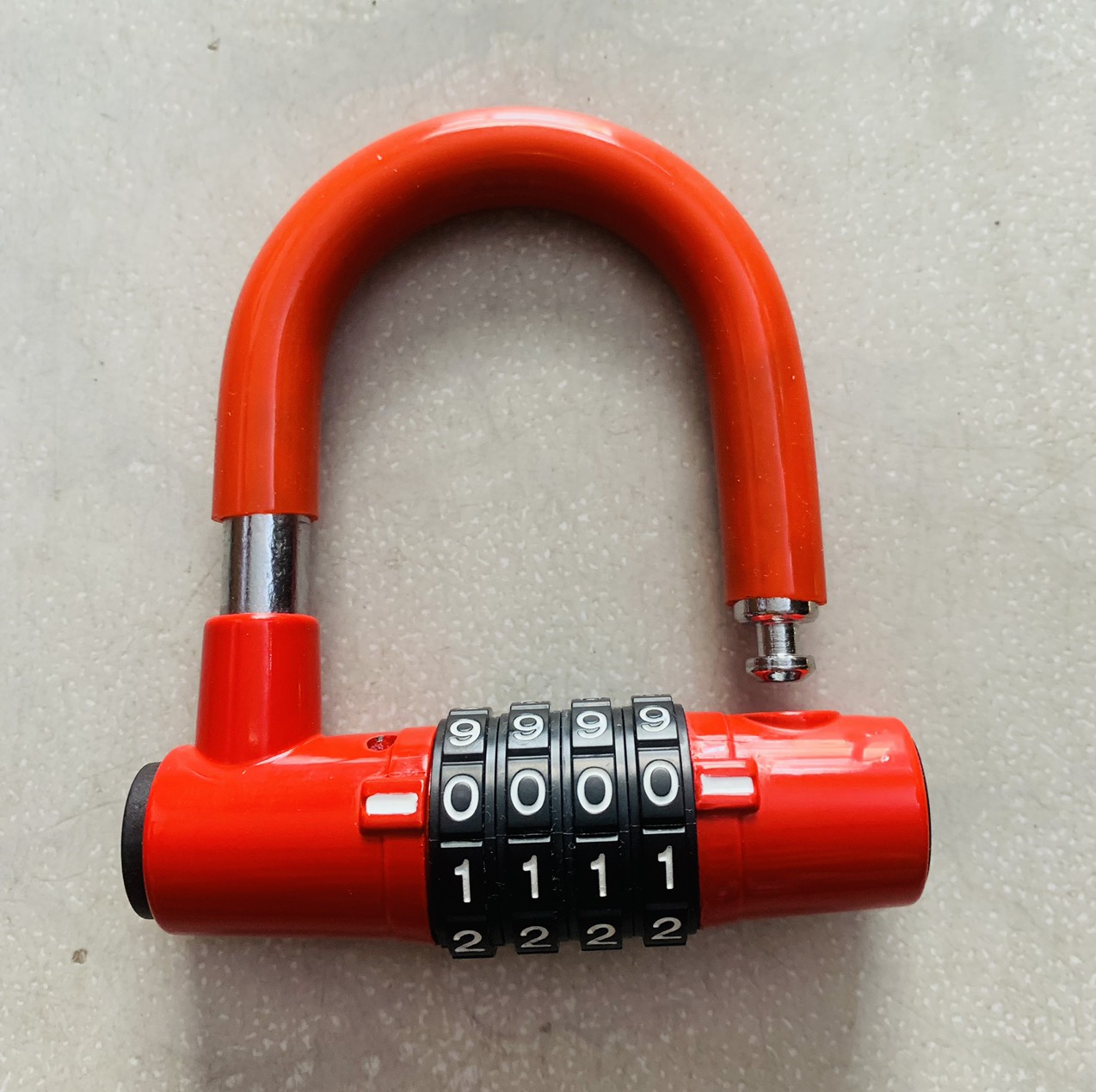Ổ khóa số 4 số chữ U khóa xe đạp, xe máy, cổng, cửa, ...