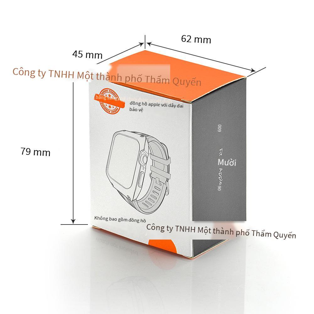 Đảm bảo chất lượng phù hợp với Apple Watch Apple watch 123456 thế hệ silicon tpu tích hợp vỏ bảo vệ hai màu vỏ bảo vệ