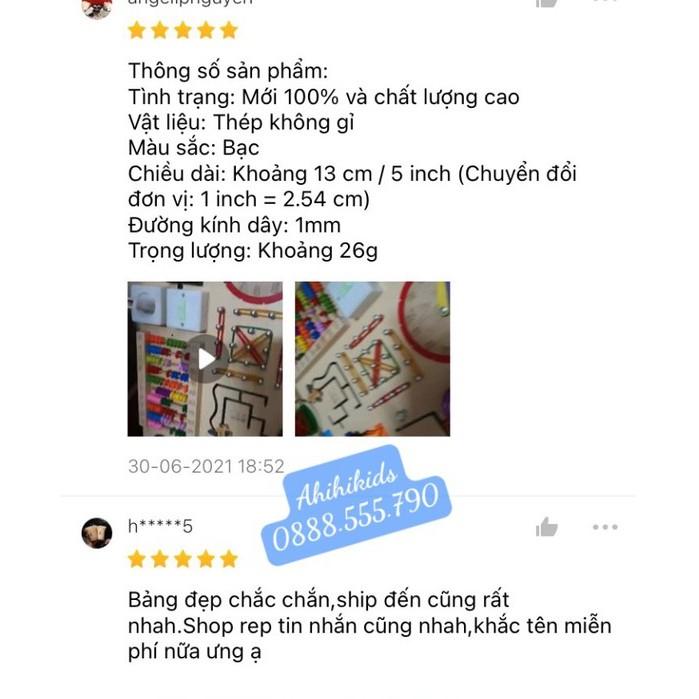 Đồ chơi bằng gỗ Bảng bận rộn Busy board cho bé từ 1-3 tuổi ,giúp bé phát triển toàn diện