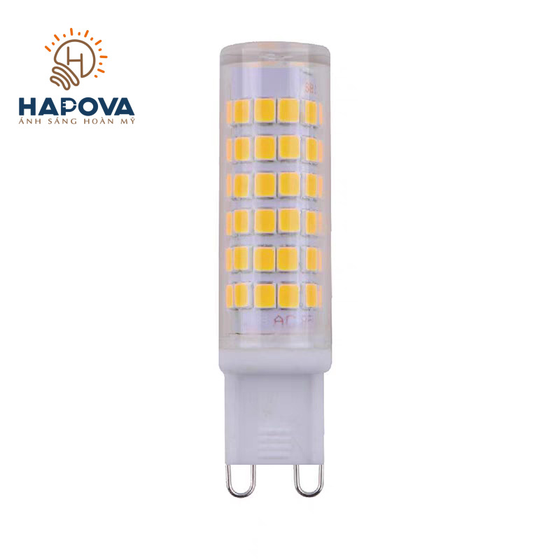 Bóng đèn LED HAPOVA TIMO G9 lắp đèn chùm, đèn thả siêu sáng nhỏ gọn tiện dụng