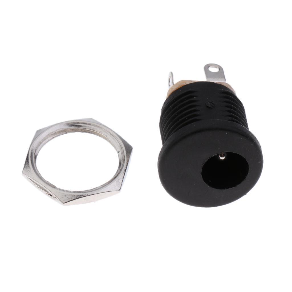 50Pack Panel Mount DC022 2.1x5.5mm DC Power Jack Socket AV Plug Connector