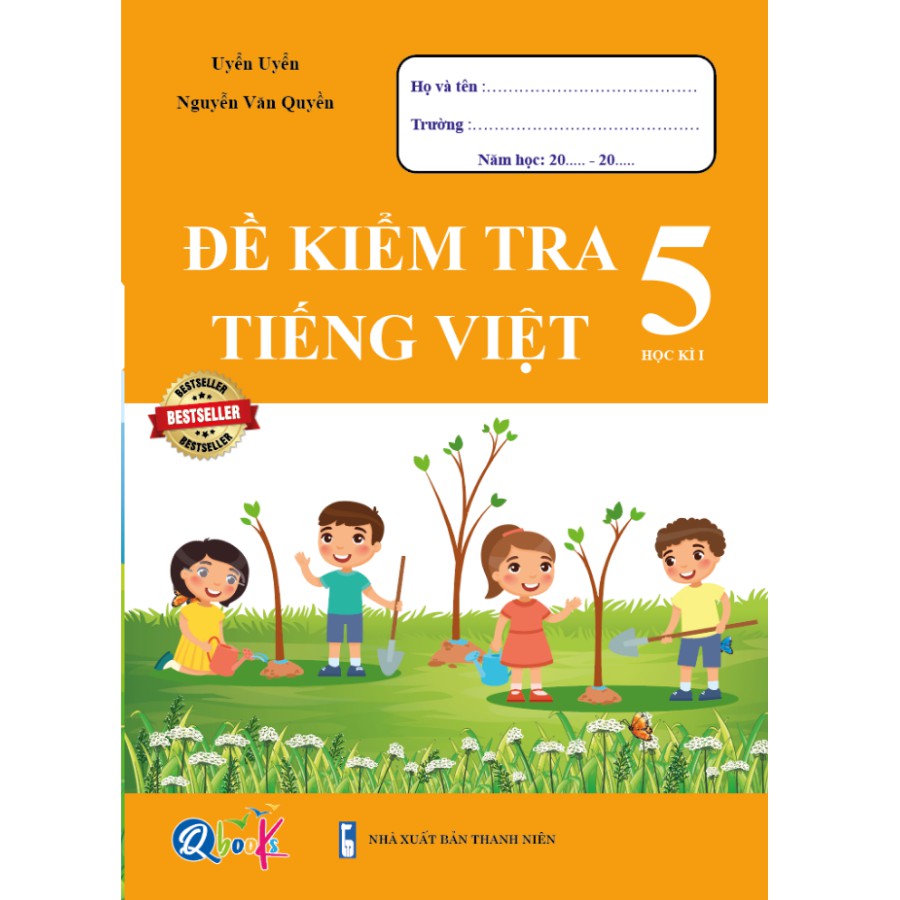 Sách- Combo 8 Cuốn Bài Tập Tuần và Đề Kiểm Tra Toán và Tiếng Việt Lớp 5 Cả Năm