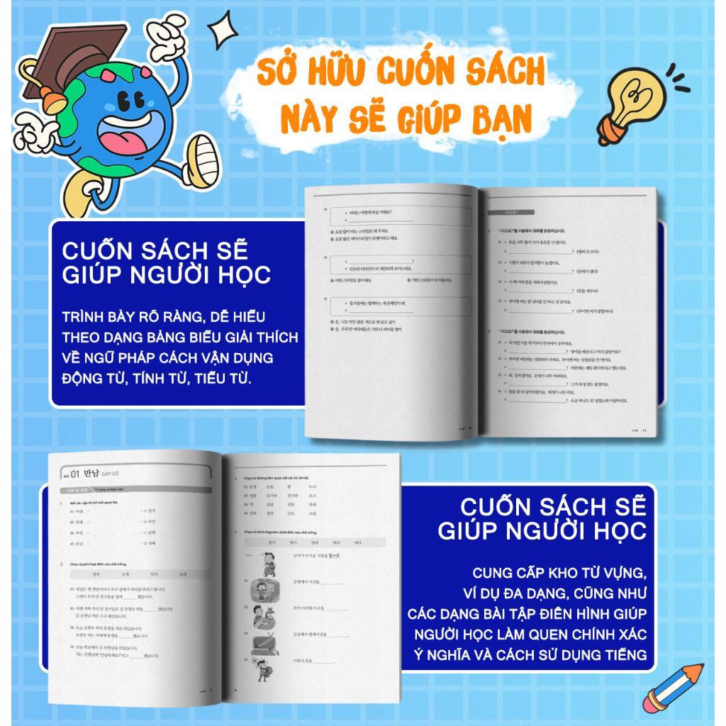Sách - Bài Tập Tiếng Hàn Tổng Hợp Trung Cấp 3 - Luyện Càng Nhiều Nhớ Càng Lâu - MCBooks