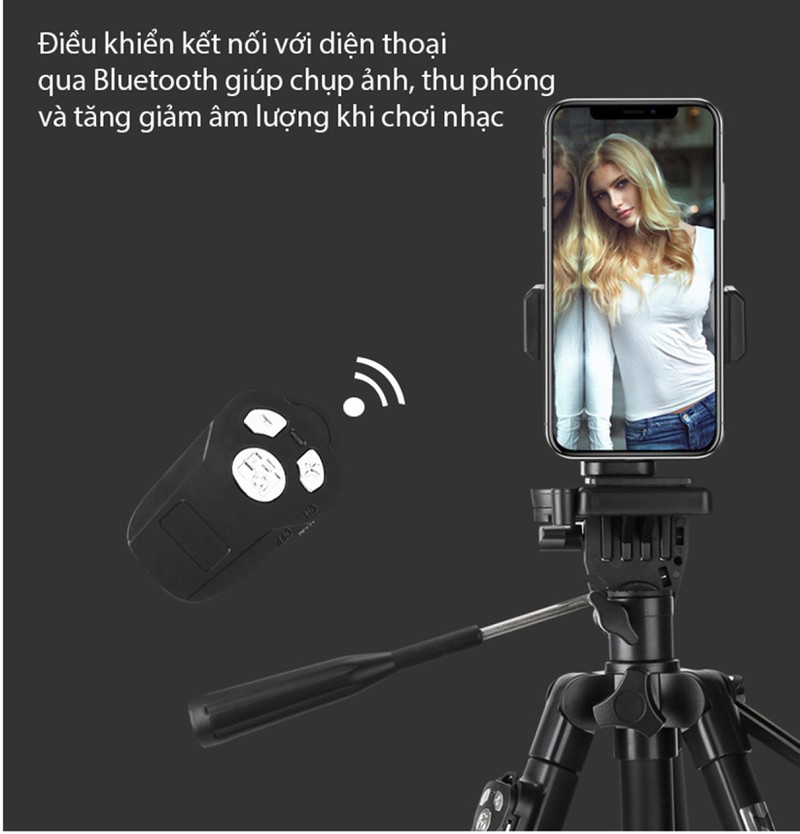 Giá đỡ 3 chân Tripod 3388 dành cho Điện thoại,Máy ảnh, camera + Quà tặng đặc biệt