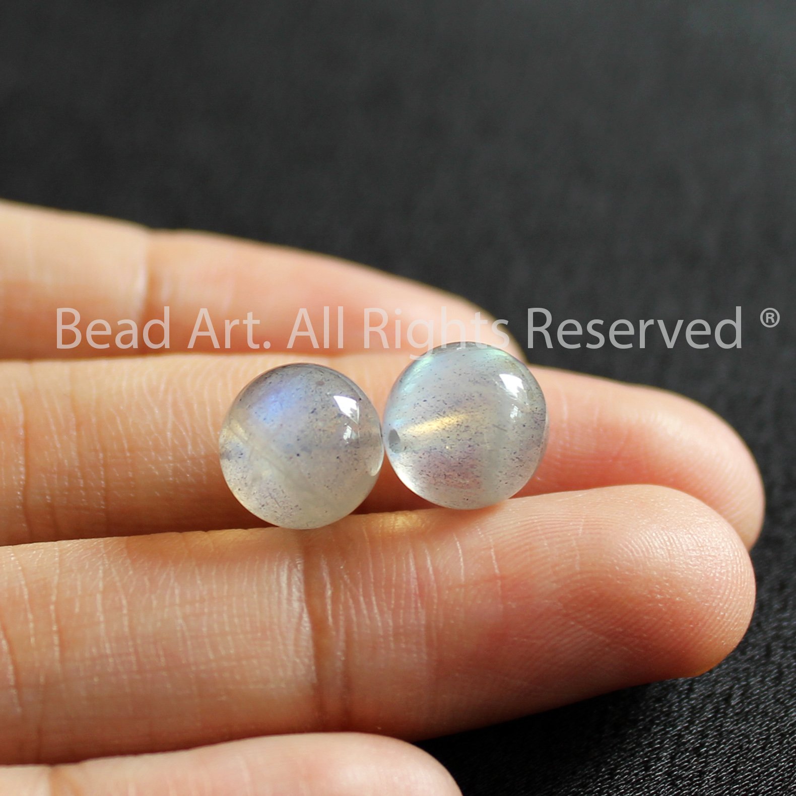 9MM Hạt Đá Labradorite Ánh Cầu Vồng Tự Nhiên Loại AB Làm Trang Sức, Phong Thuỷ, Chuỗi Hạt, Mọi Cung Mệnh - Bead Art