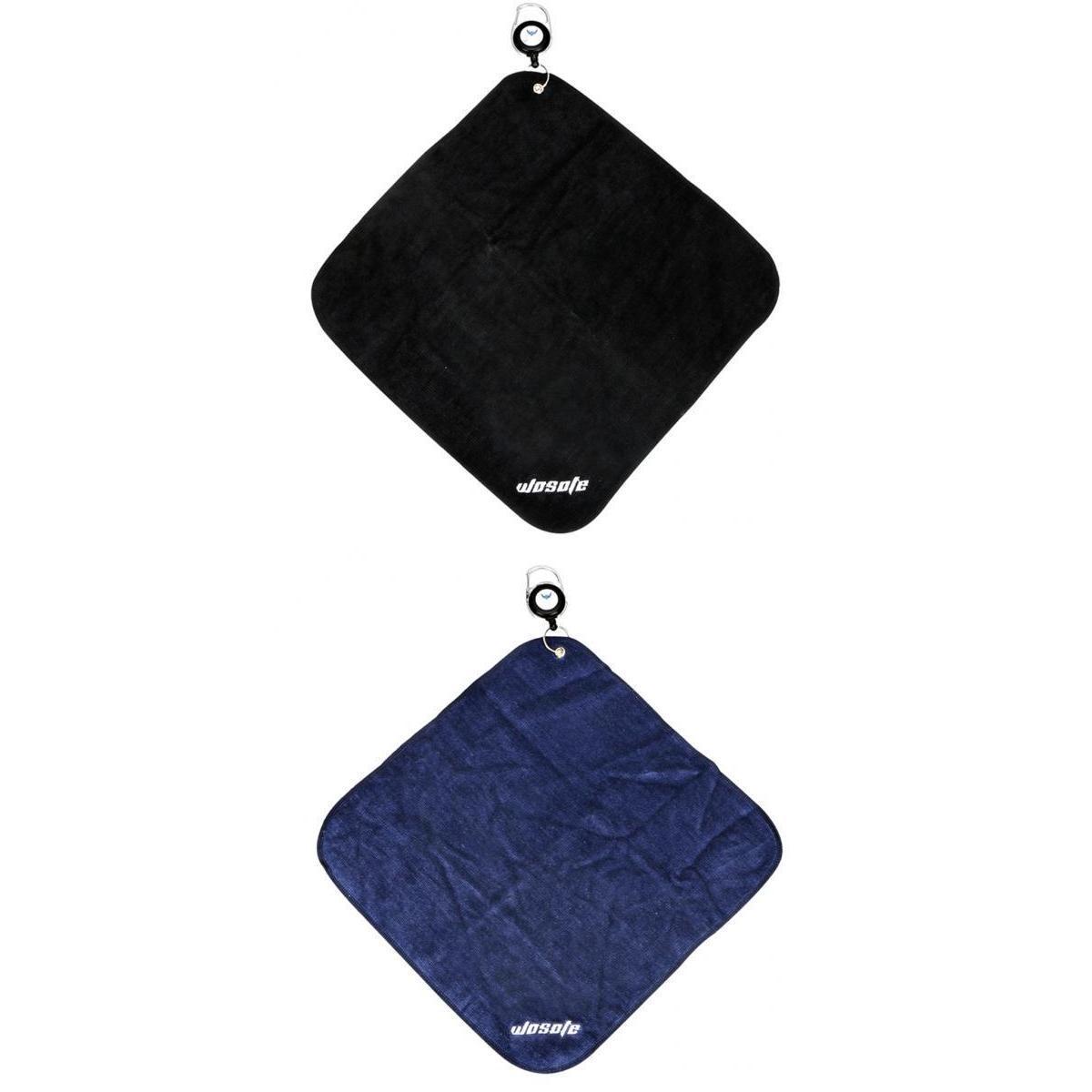 2 Pieces 30x30cm Microfiber Golf Towel Absorbent Cleaning Cloth