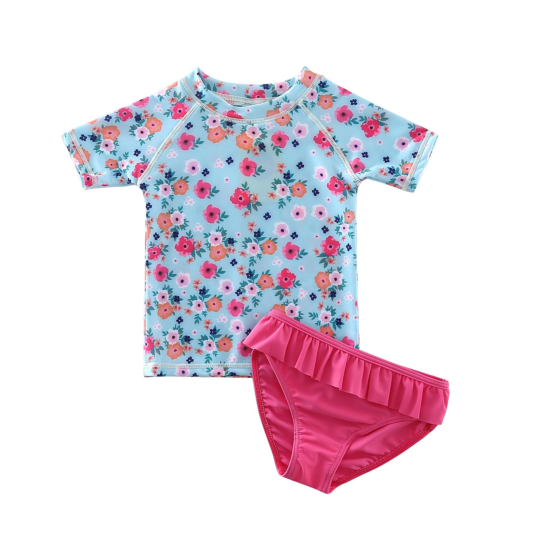 Wishere Bé Gái Đồ Bơi Cho Bé Đồ Bơi Hai Mảnh Bikini Đi Biển Trẻ Em Chống Nắng Áo Chống Nắng Cho Bơi Beaching Chơi