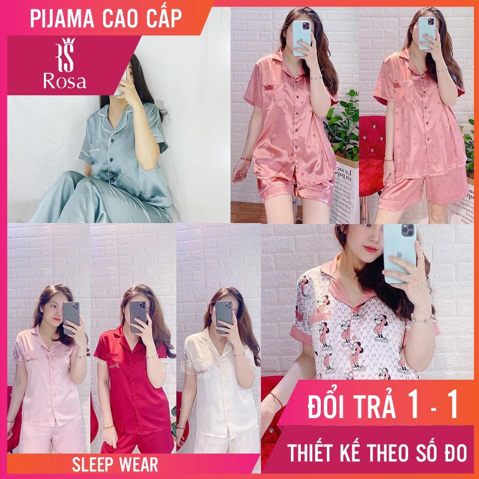 - Album Set Pijama Lụa Satin Ngắn Tay 1