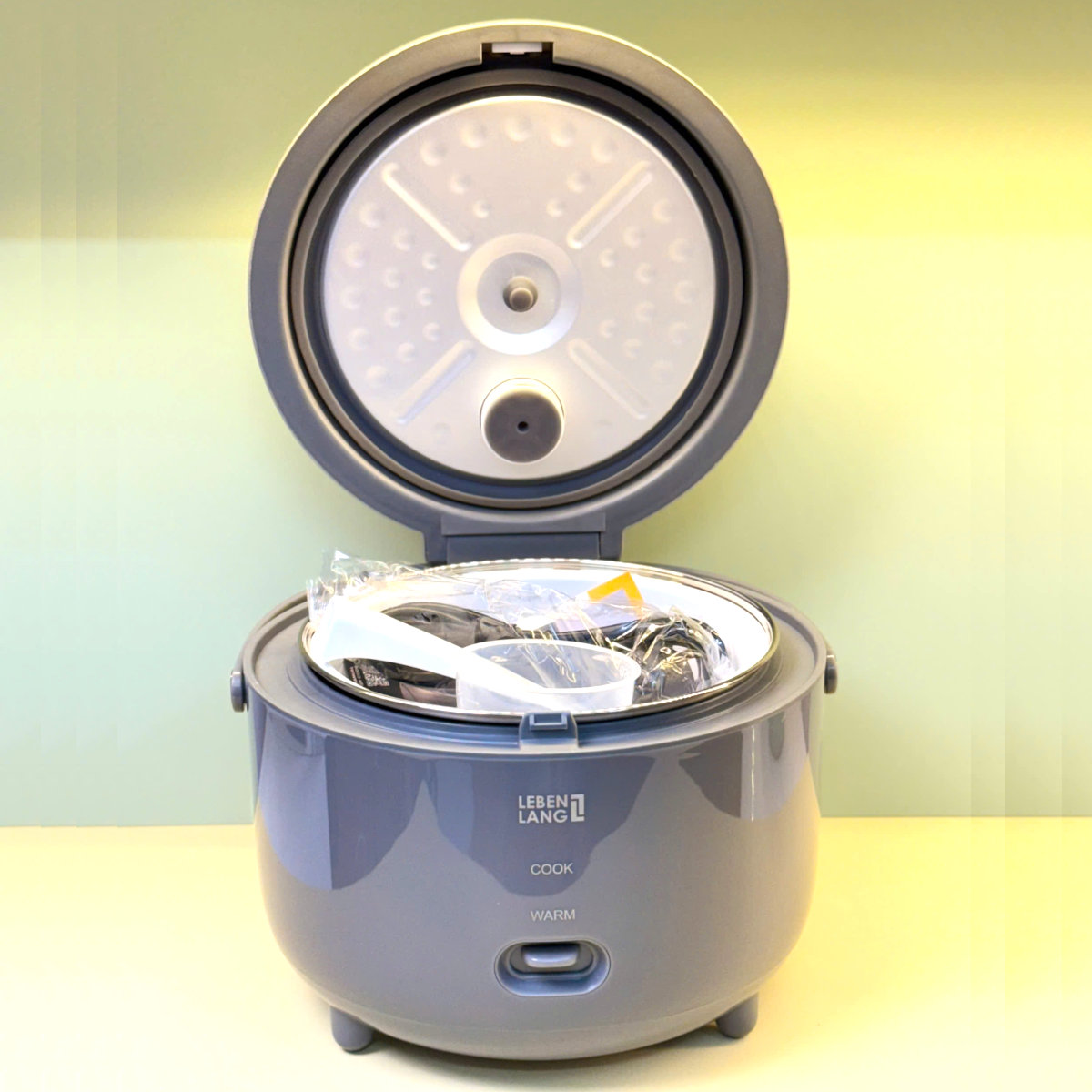 Nồi cơm điện Lê Bên Làng LBL0581, dung tích 1.2L, công suất 350W, thiết kế hiện đại, bảo hành 2 năm - hàng chính hãng