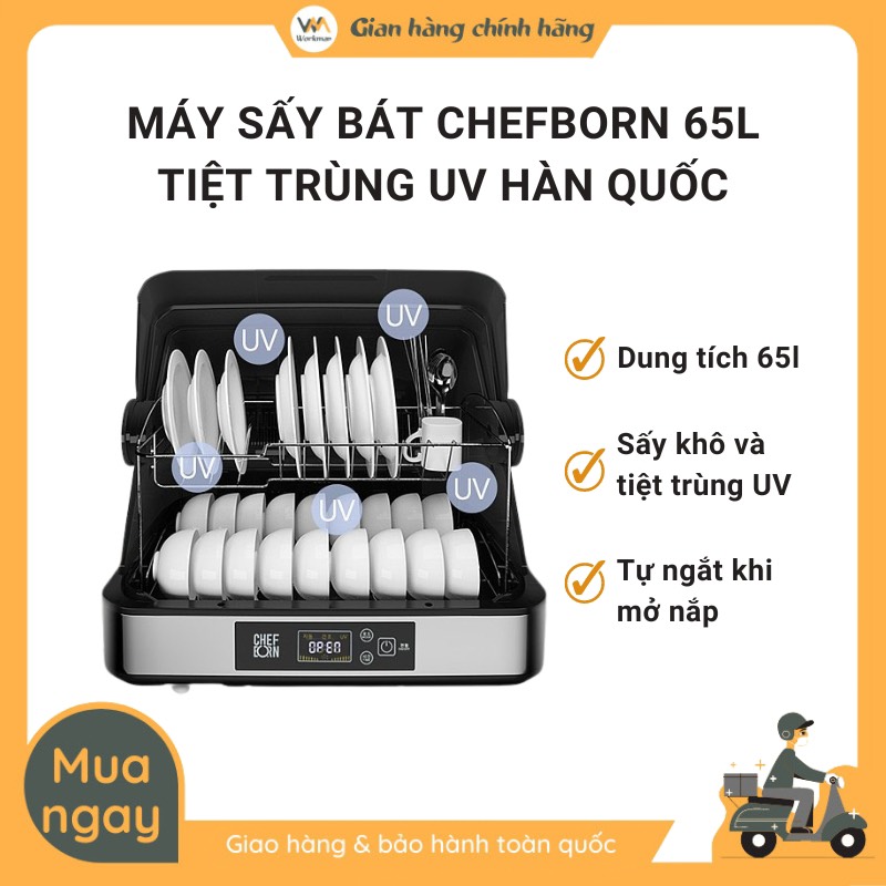 Máy sấy bát Chefborn dung tích 65 lít