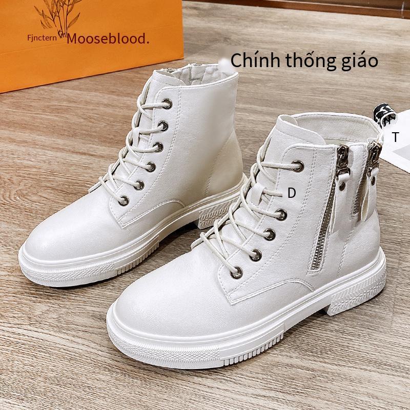 Giao hàng nhanh Giày bốt Martin giày đỏ lưới đôi giày đôi ins giá thấp nhất bán chạy