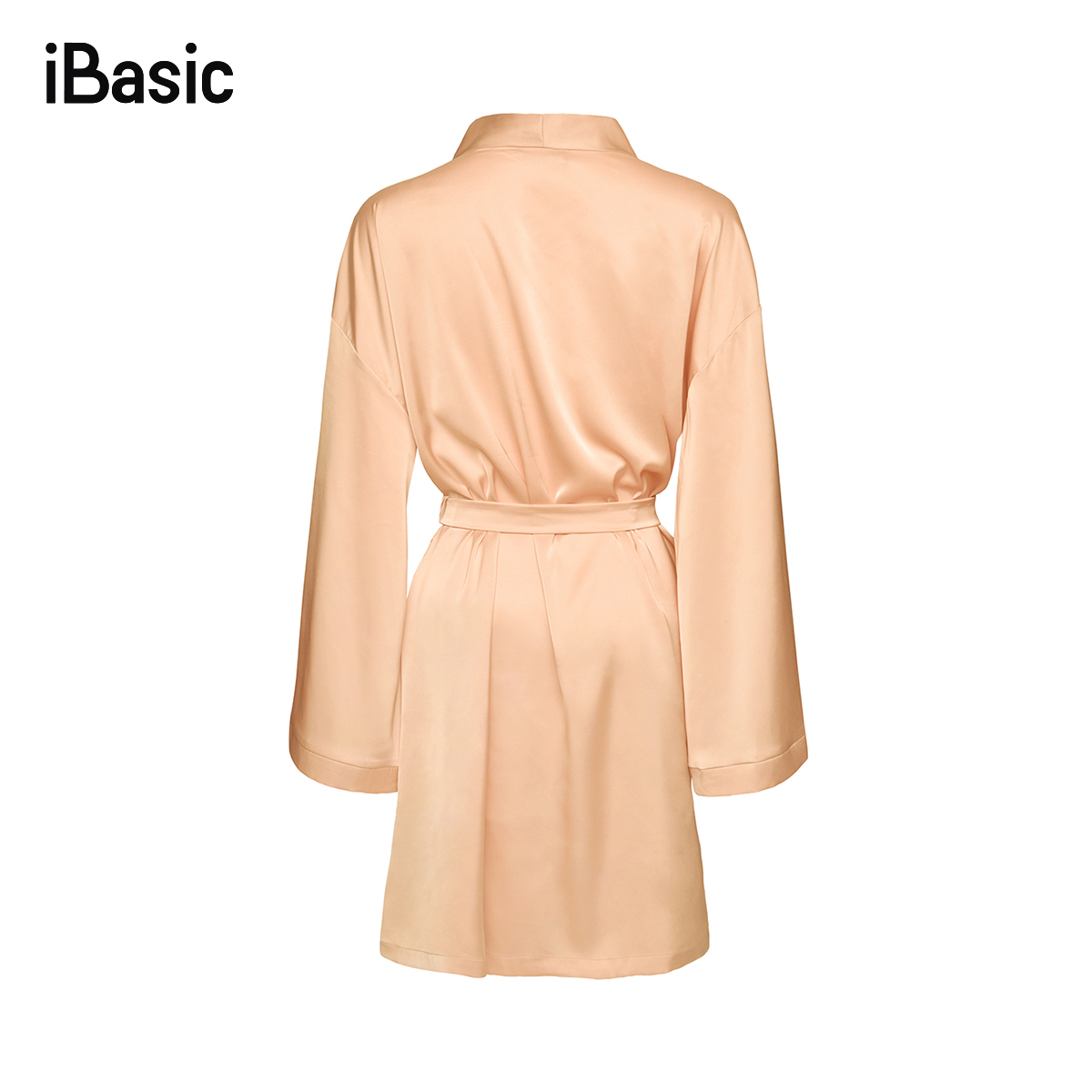 Áo choàng kimono lụa satin iBasic SW055