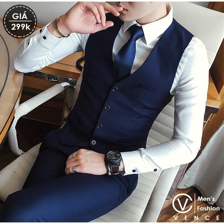 Áo Gile cao cấp theo màu vest chất vải cao cấp form ôm đẹp.
